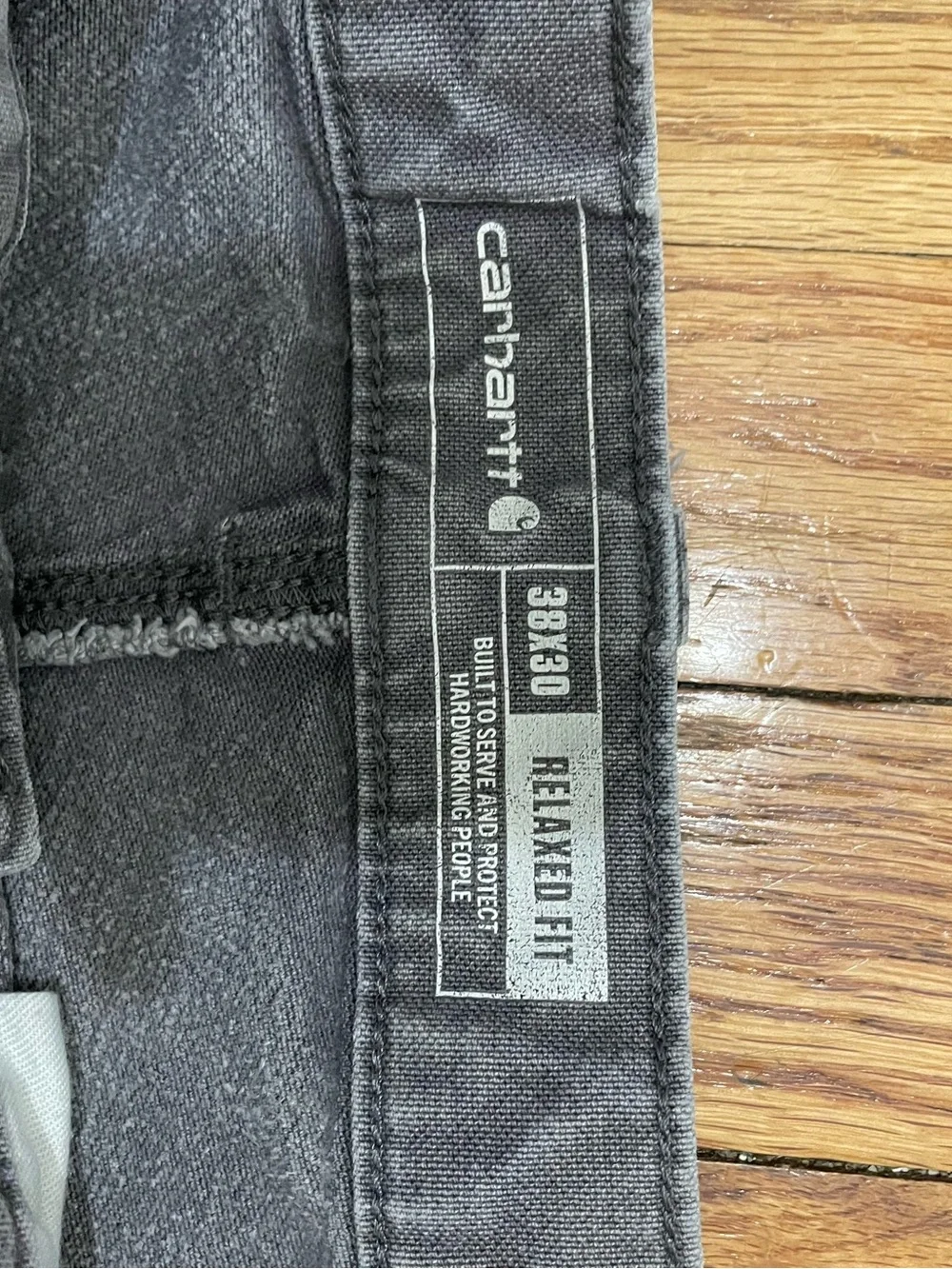Carhartt Men’s Washed Gray Cargo Work Shorts